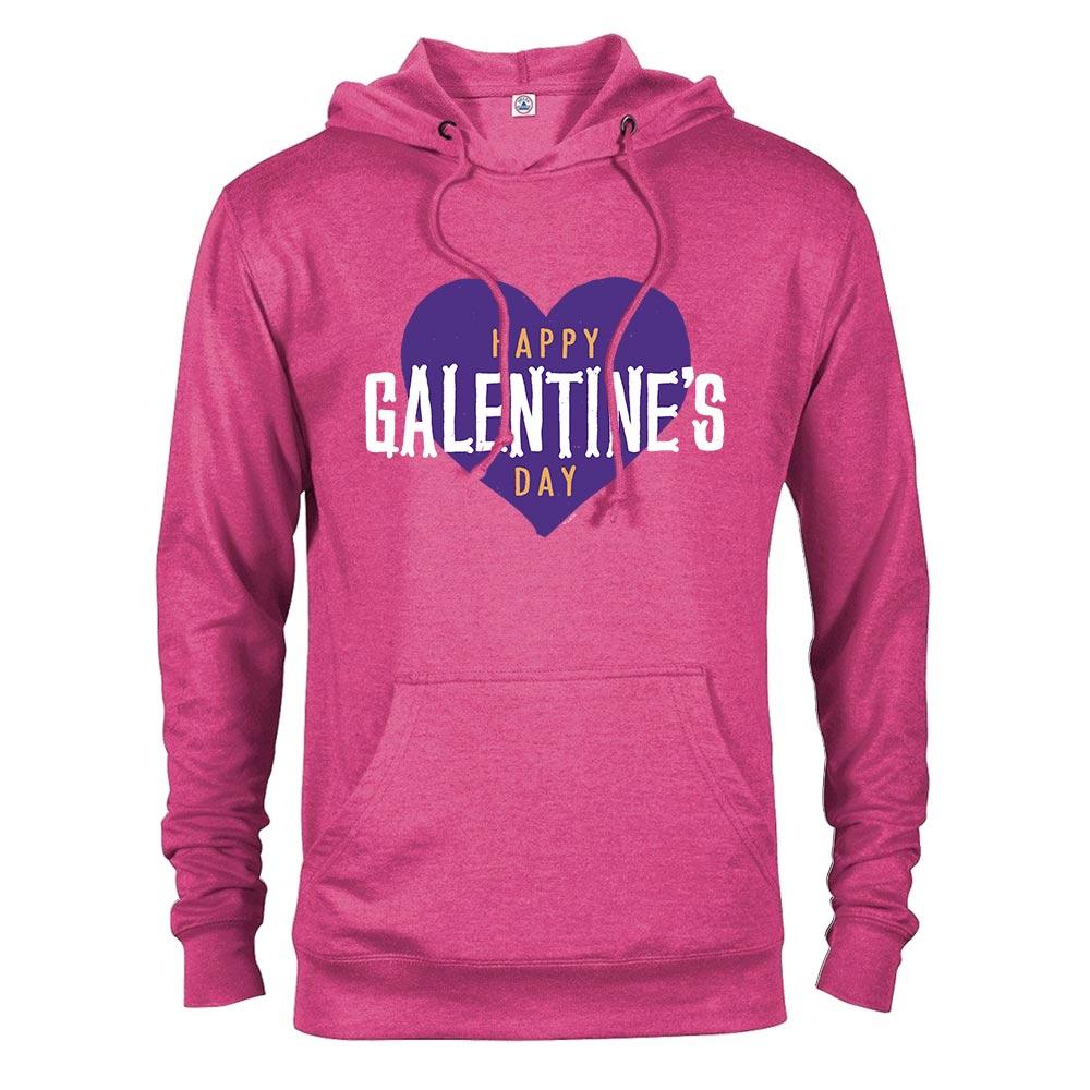 Parks and Recreation Happy Galentine's Day Lightweight Hooded Sweatshirt