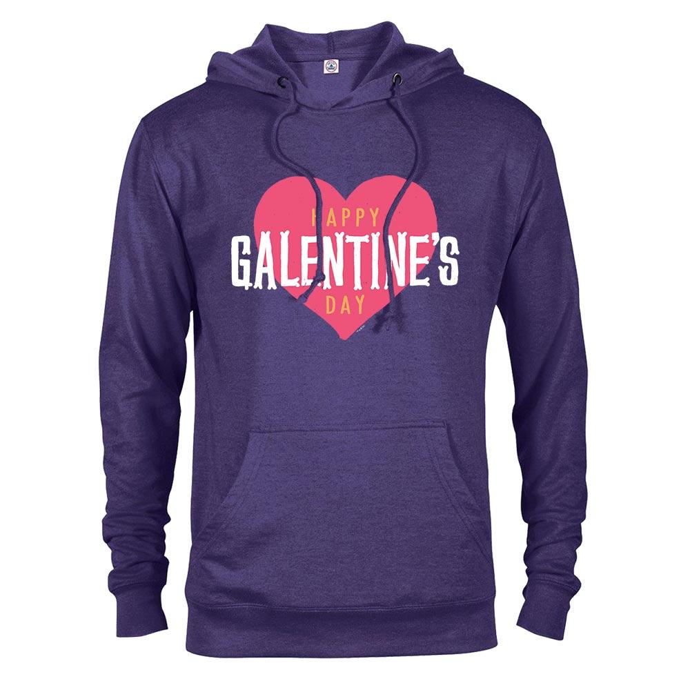Parks and Recreation Happy Galentine's Day Lightweight Hooded Sweatshirt