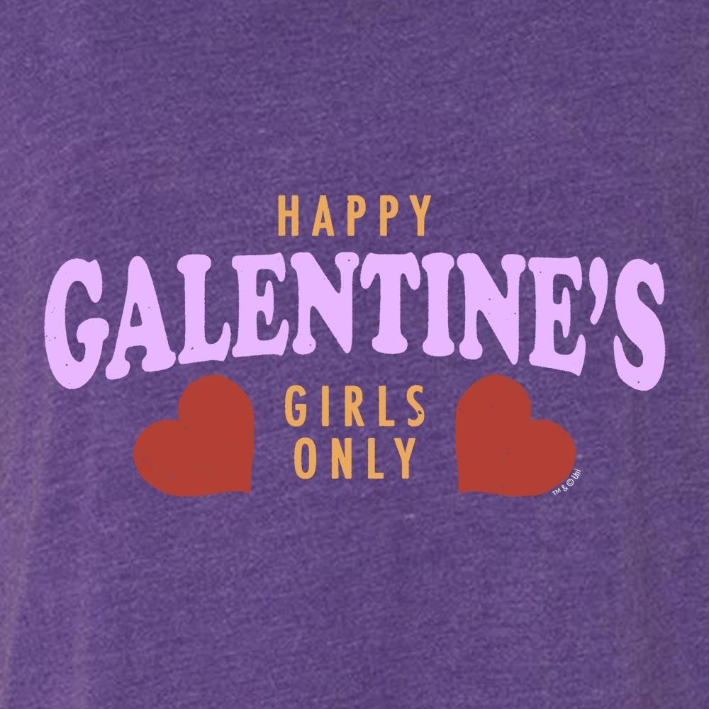 Parks and Recreation Happy Galentine's Girls Only Women's Tri-Blend Dolman T-Shirt