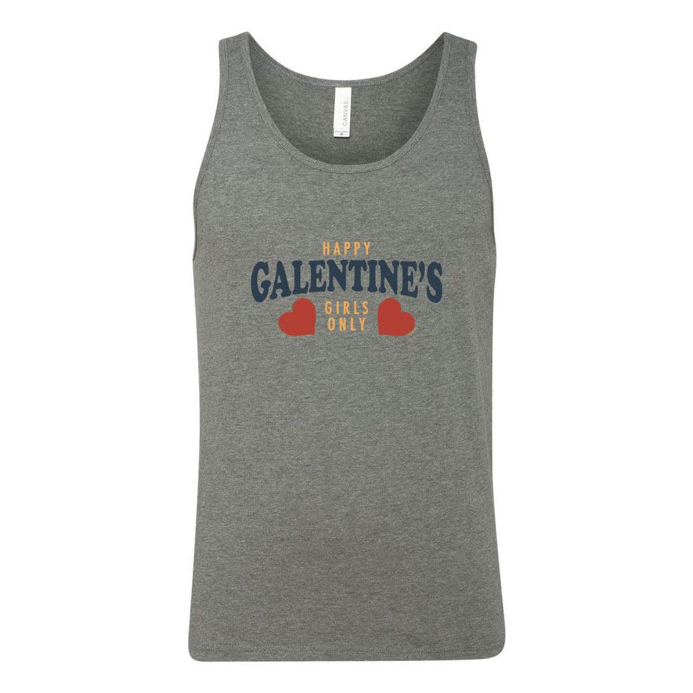 Parks and Recreation Happy Galentine's Girls Only Tri-Blend Tank Top