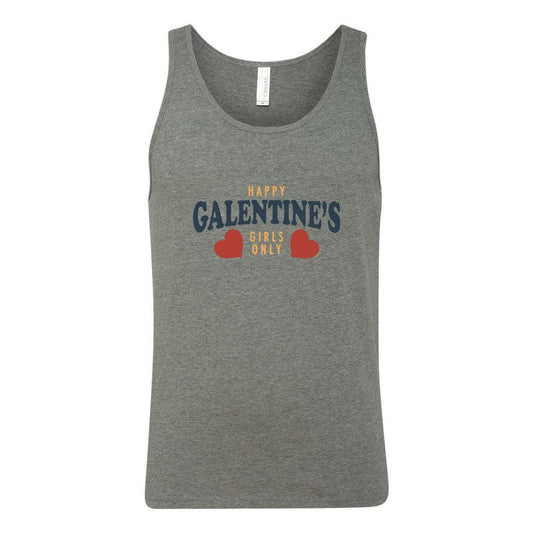 Parks and Recreation Happy Galentine's Girls Only Tri-Blend Tank Top