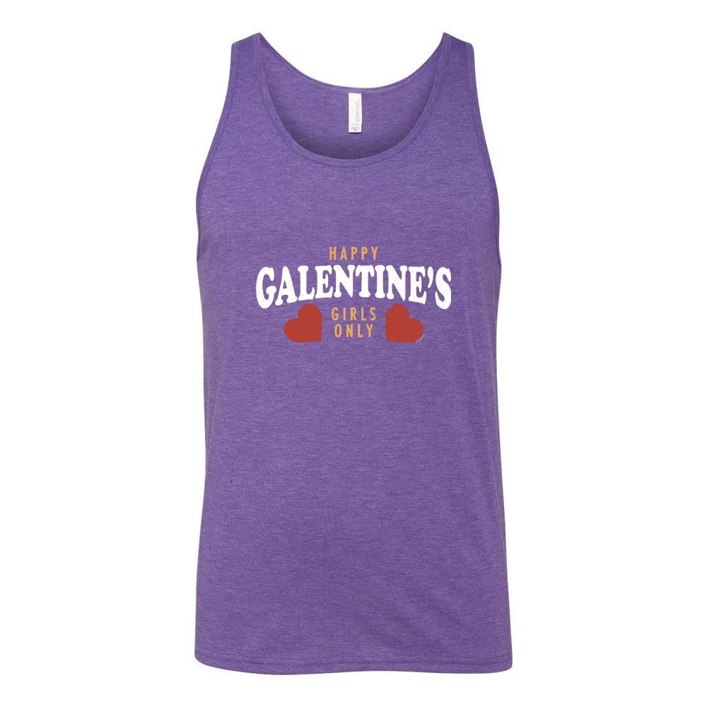 Parks and Recreation Happy Galentine's Girls Only Tri-Blend Tank Top
