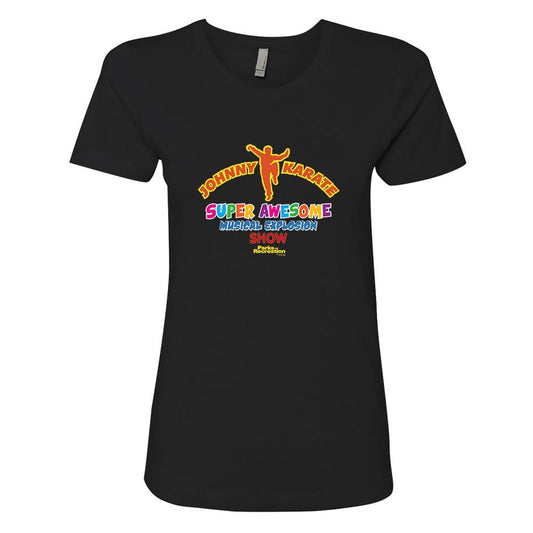 Parks and Recreation Johnny Karate Musical Explosion Show Women's T-Shirt