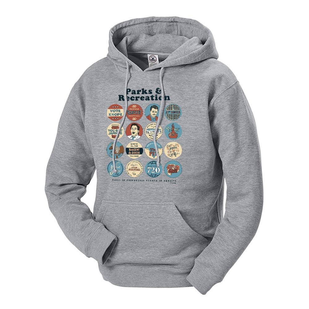 Parks and Recreation Quote Mash-Up Hooded Sweatshirt