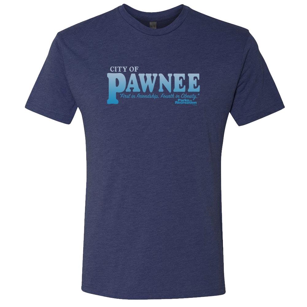 Parks and Recreation Pawnee Men's Tri-Blend Short Sleeve T-Shirt