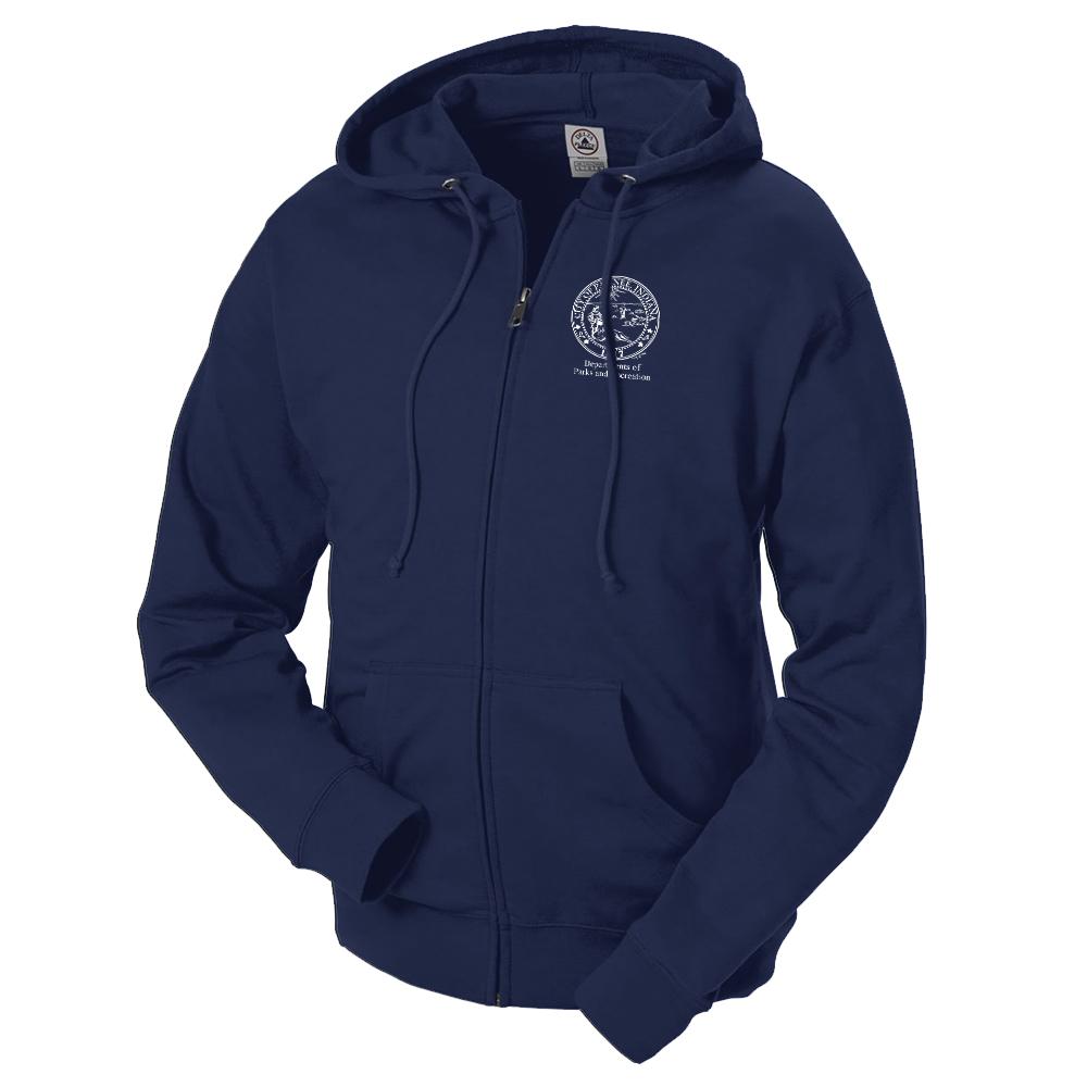 Parks and Recreation Lightweight Zip Up Hooded Sweatshirt