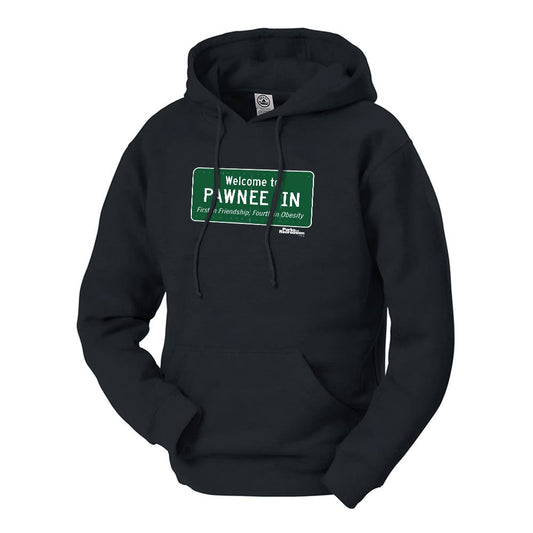 Parks and Recreation Pawnee Sign Hooded Sweatshirt