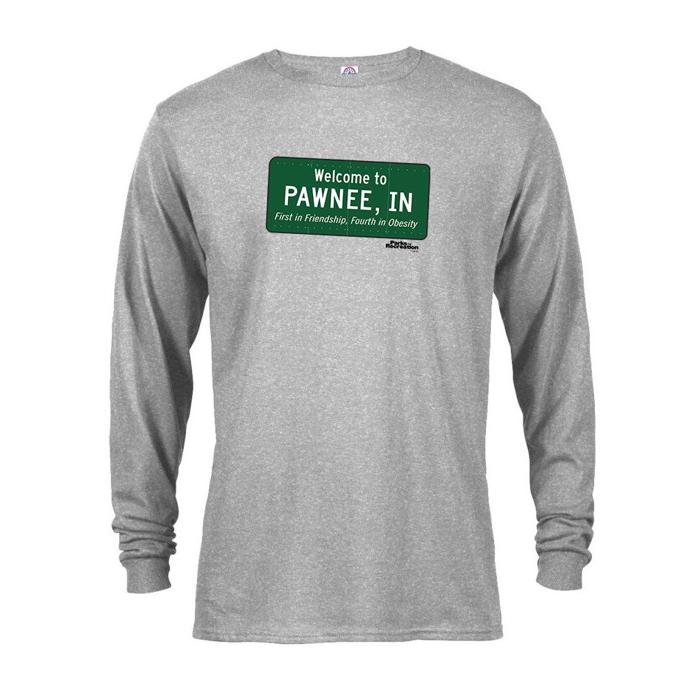 Parks and Recreation Pawnee Sign Long Sleeve T-Shirt