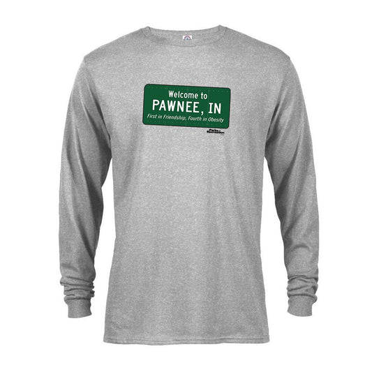 Parks and Recreation Pawnee Sign Long Sleeve T-Shirt