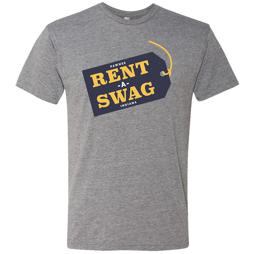 Parks and Recreation Rent-A-Swag Men's Tri-Blend Short Sleeve T-Shirt