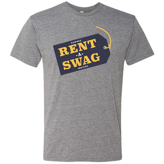 Parks and Recreation Rent-A-Swag Men's Tri-Blend Short Sleeve T-Shirt