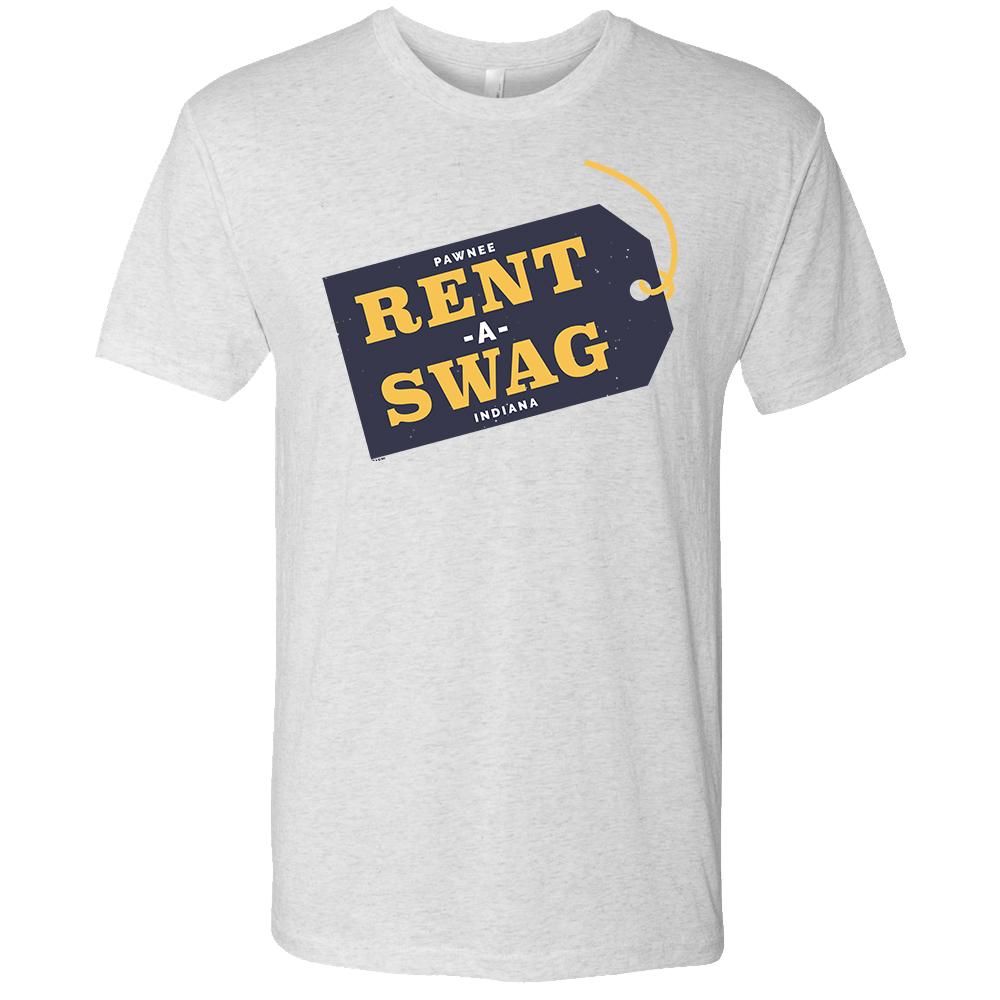 Parks and Recreation Rent-A-Swag Men's Tri-Blend Short Sleeve T-Shirt