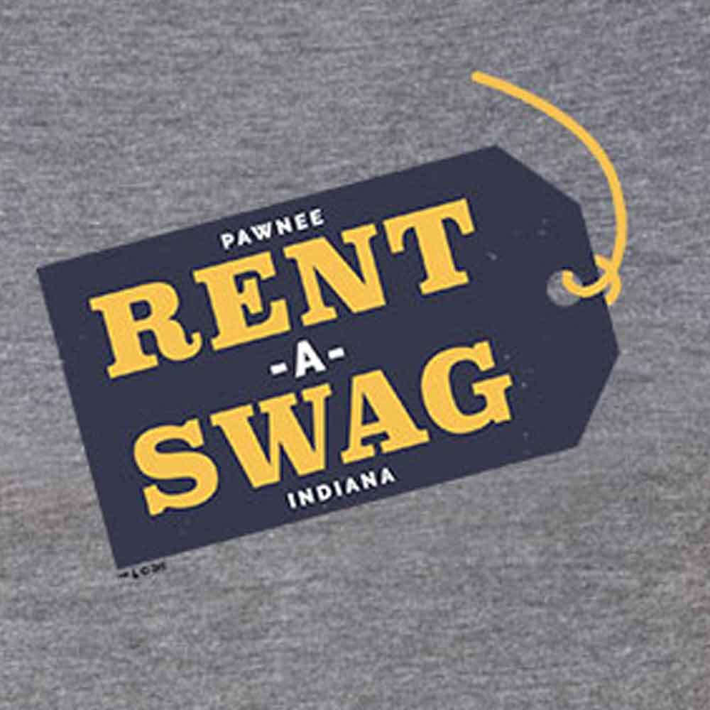 Parks and Recreation Rent-A-Swag Women's Tri-Blend Short Sleeve T-Shirt