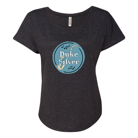 Parks and Recreation Duke Silver Women's Tri-Blend Dolman T-Shirt