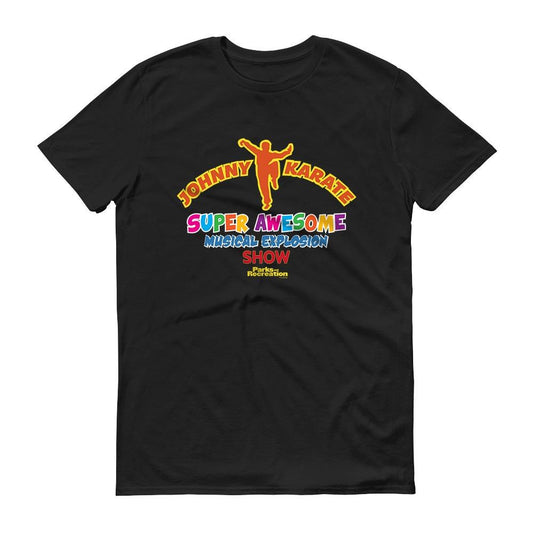 Parks and Recreation Johnny Karate Musical Explosion Show Men's T-Shirt