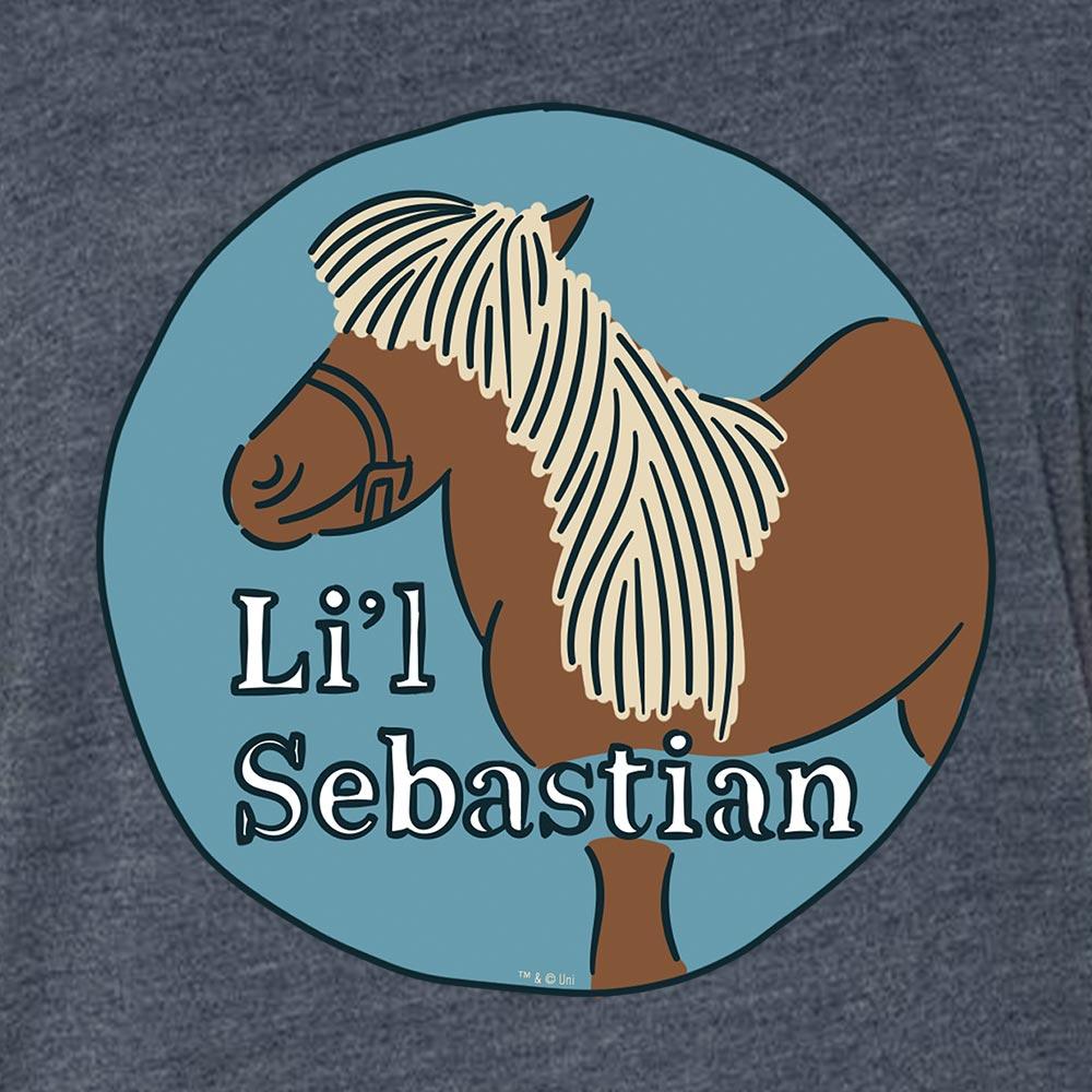 Parks and Recreation Li'l Sebastian Caricature Women's Tri-Blend Dolman T-Shirt