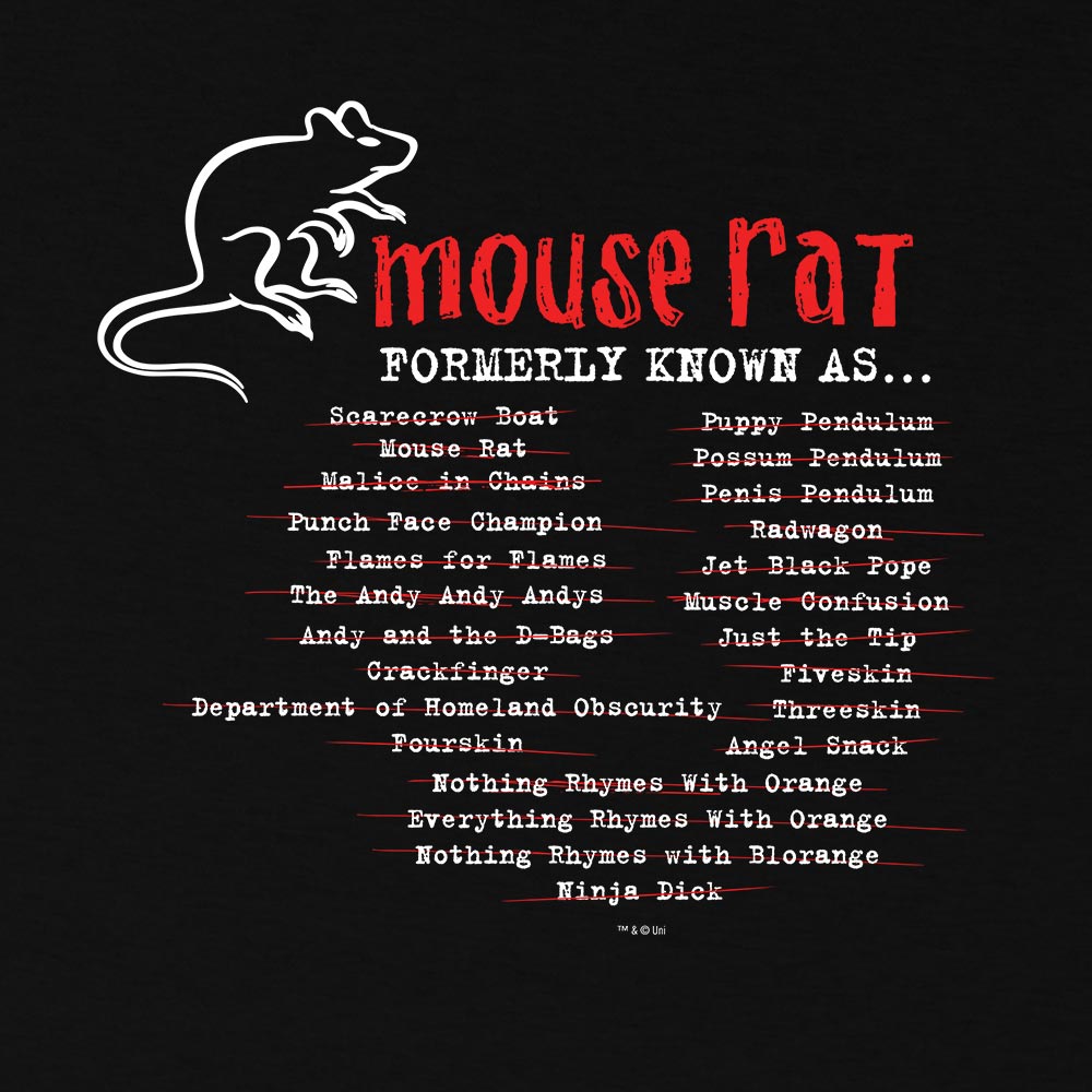 Parks and Recreation Mouse Rat Formerly Known As Hooded Sweatshirt