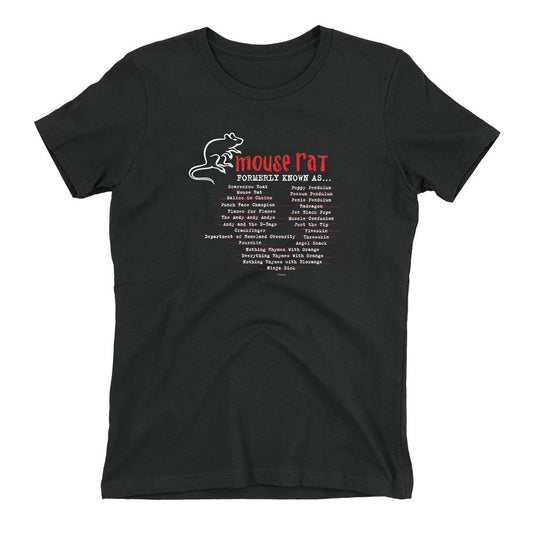 Parks and Recreation Mouse Rat Formerly Known As Women's Short Sleeve T-Shirt