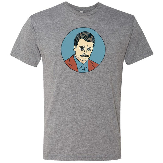 Parks and Recreation Ron Swanson Men's Tri-Blend Short Sleeve T-Shirt