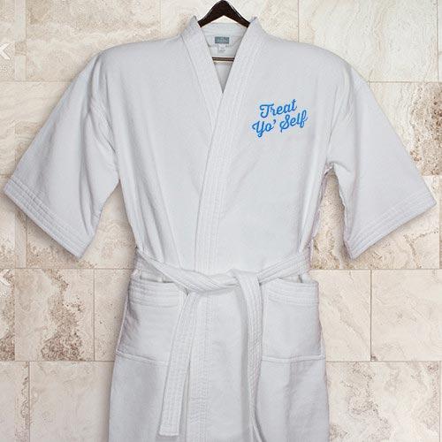 Parks and Recreation Treat Yo' Self Embroidered Robe-0