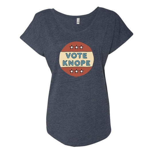 Parks and Recreation Vote Knope Women's Tri-Blend Dolman T-Shirt