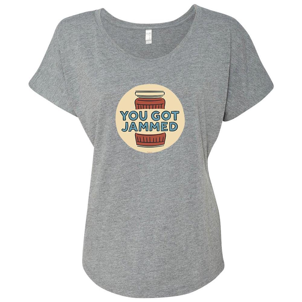 Parks and Recreation You Got Jammed Women's Tri-Blend Dolman T-Shirt