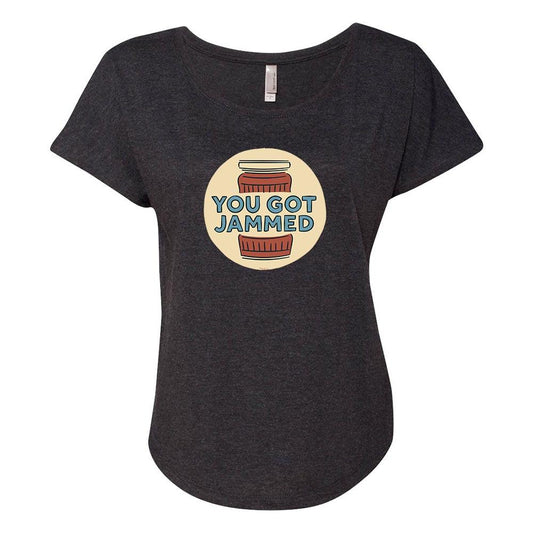 Parks and Recreation You Got Jammed Women's Tri-Blend Dolman T-Shirt