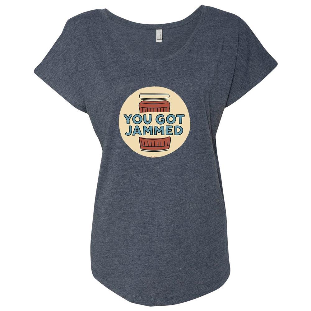Parks and Recreation You Got Jammed Women's Tri-Blend Dolman T-Shirt