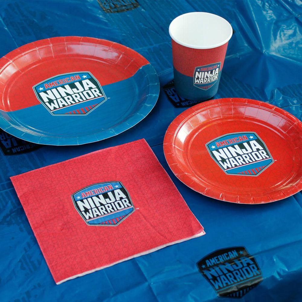 American Ninja Warrior Official Party Supplies Pack for 10 Guests