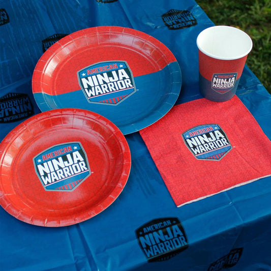 American Ninja Warrior Official Party Supplies Pack for 10 Guests-1