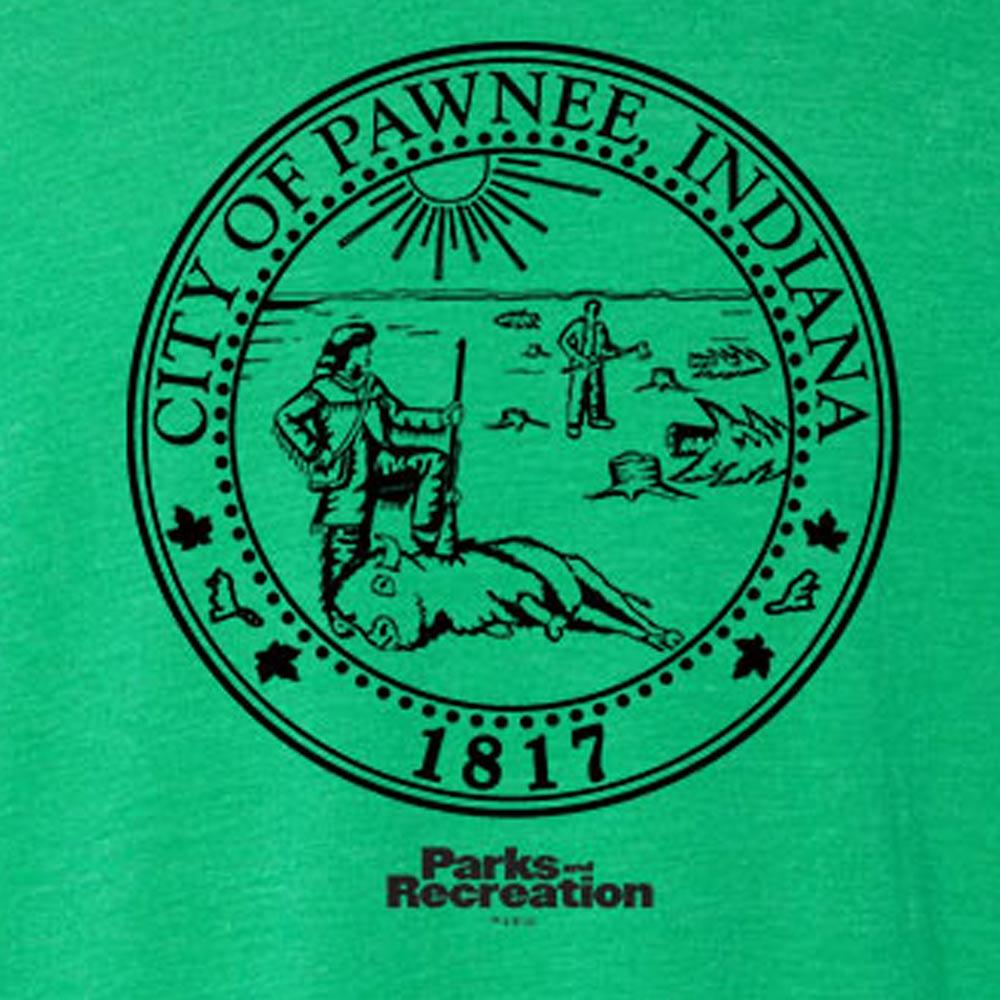 Parks and Recreation Pawnee Seal St. Paddy's Day Men's T-Shirt