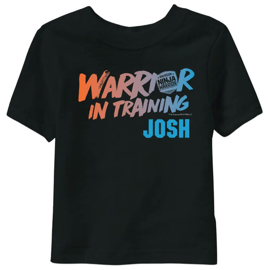 Personalized Warrior In Training Kids Short Sleeve T-Shirt-1