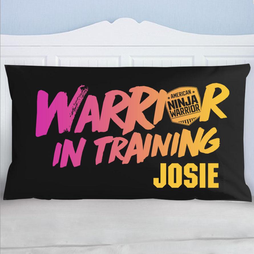 Personalized Warrior In Training Girls Pillow Case