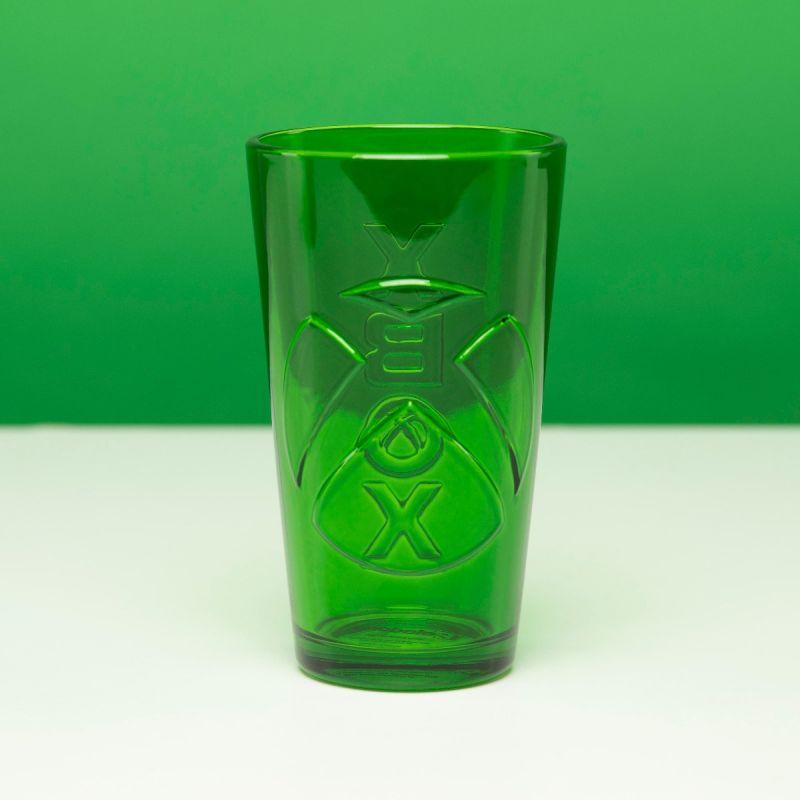 Xbox Shaped Glass