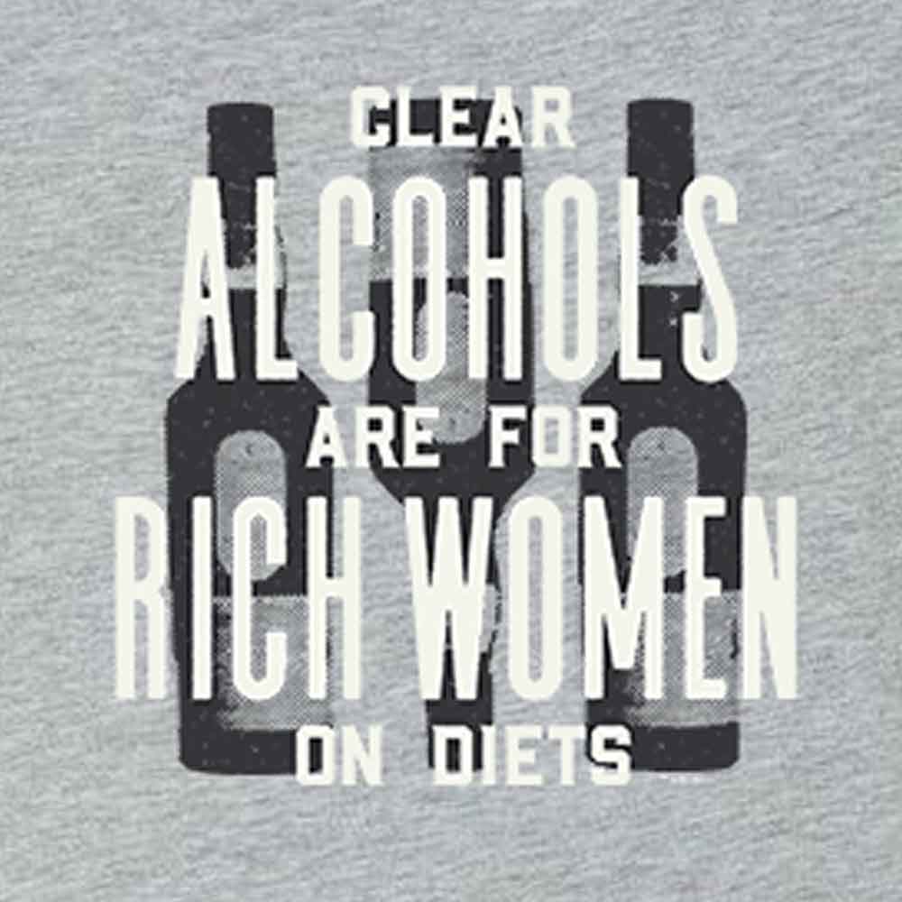 Parks and Recreation Ron Swanson Clear Alcohols Tri-Blend Tank Top