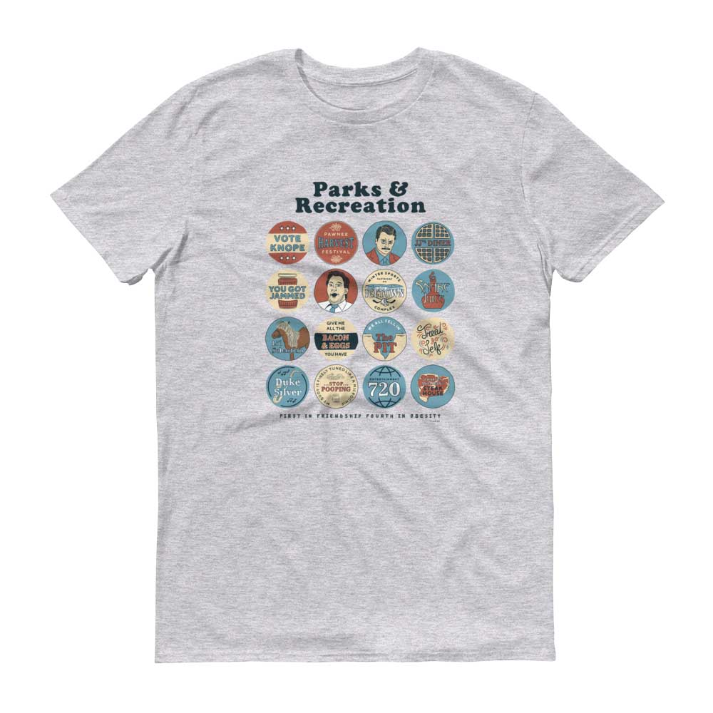 Parks and Recreation Quote Mash-Up Short Sleeve T-Shirt
