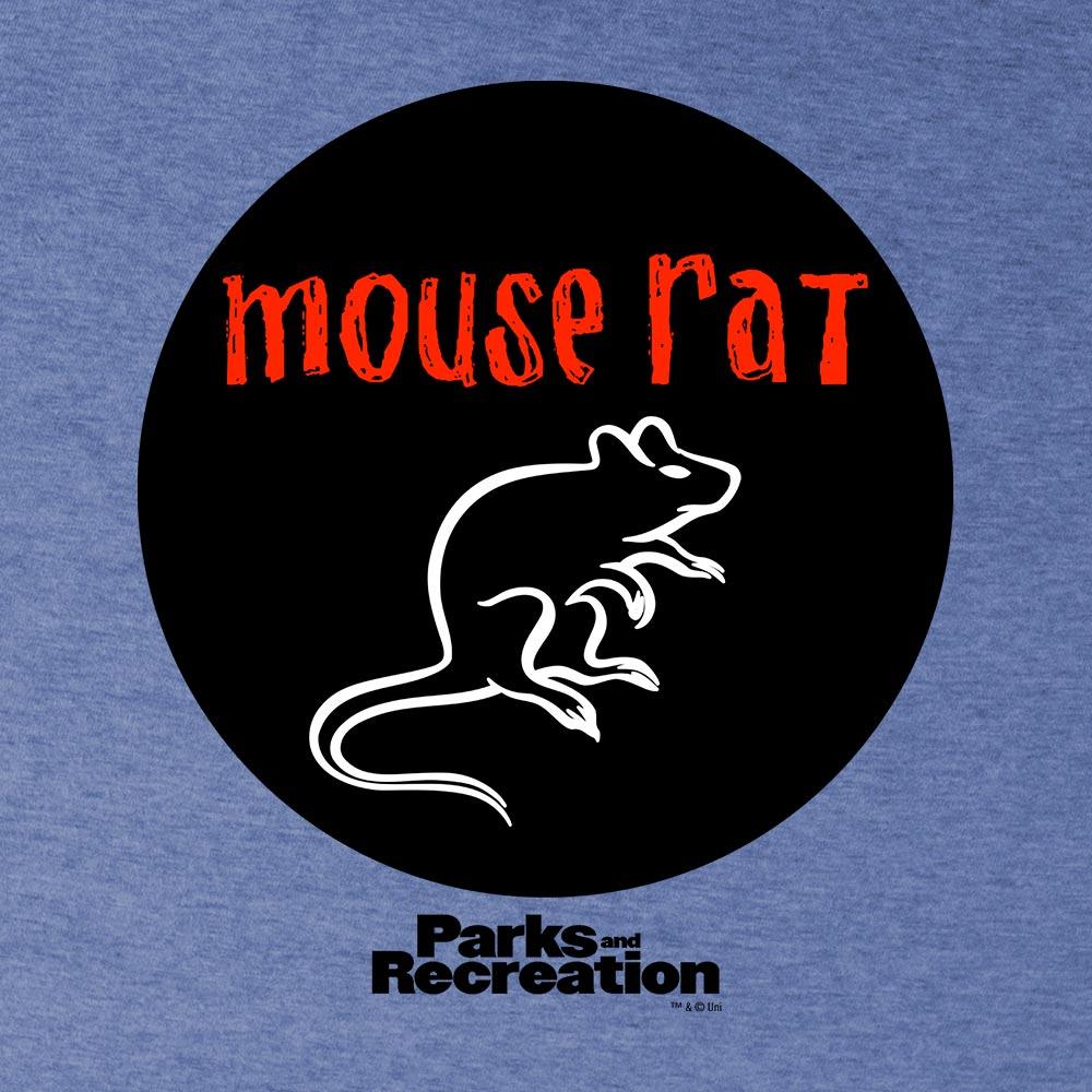 Parks and Recreation Mouse Rat Circle  Men's Short Sleeve T-Shirt