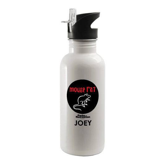 Personalized Parks and Recreation Mouse Rat Water Bottle