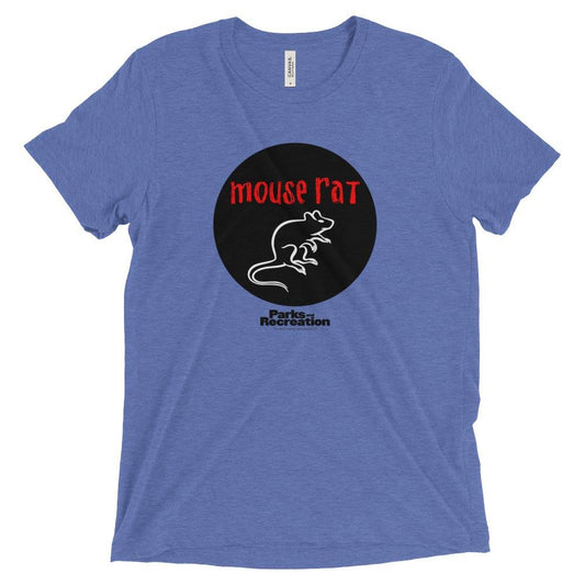 Parks and Recreation Mouse Rat Circle  Men's Short Sleeve T-Shirt