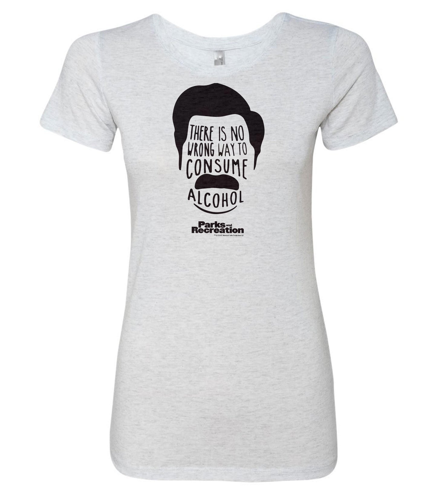 Parks and Recreation Ron Swanson Women's Vintage Tri-Blend Short Sleeve T-Shirt