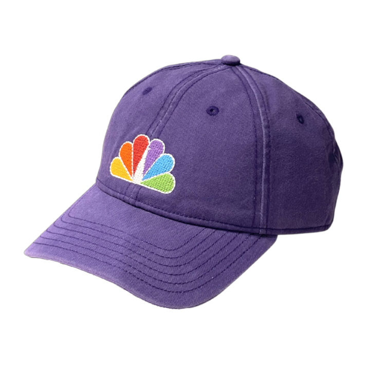 NBC Peacock Needlepoint Hat