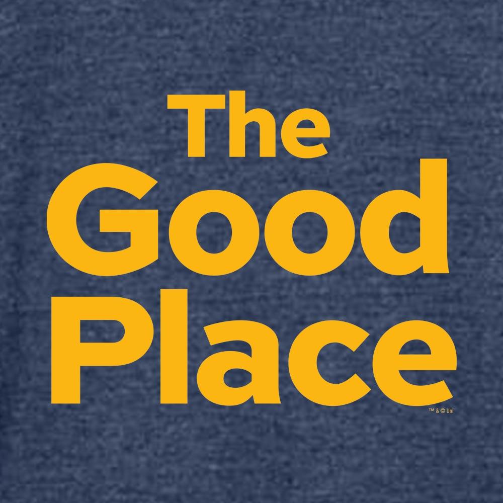 The Good Place Logo Tri-blend Raglan Hoodie