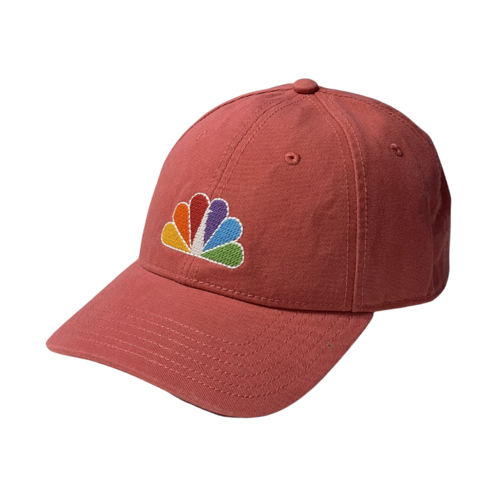 NBC Peacock Needlepoint Hat