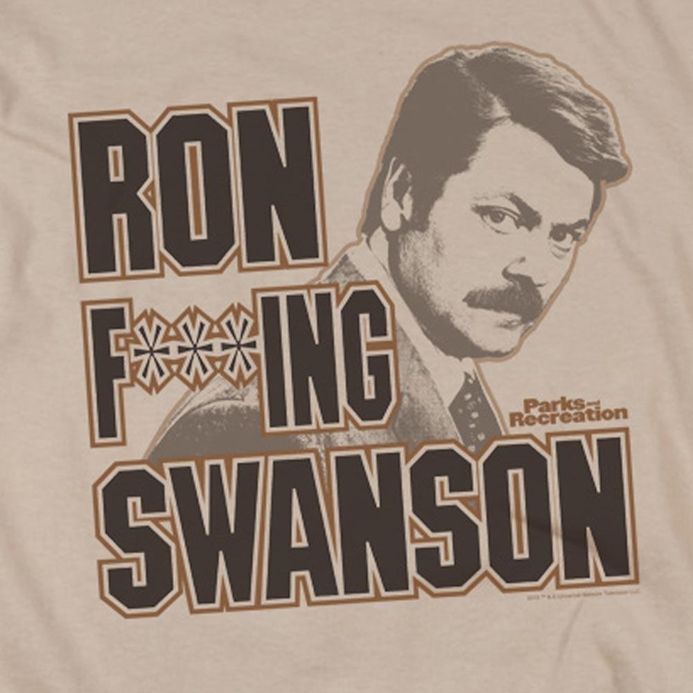 Parks and Recreation Ron F***ing Swanson Long Sleeve T-Shirt