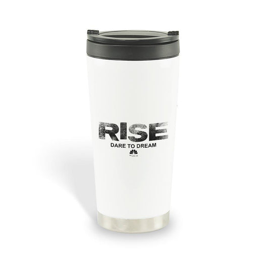 Rise Logo Stainless Steel Travel Mug-0