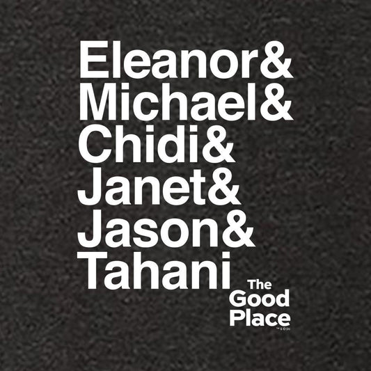 The Good Place Ampersand Men's Tri-Blend Short Sleeve T-Shirt-1