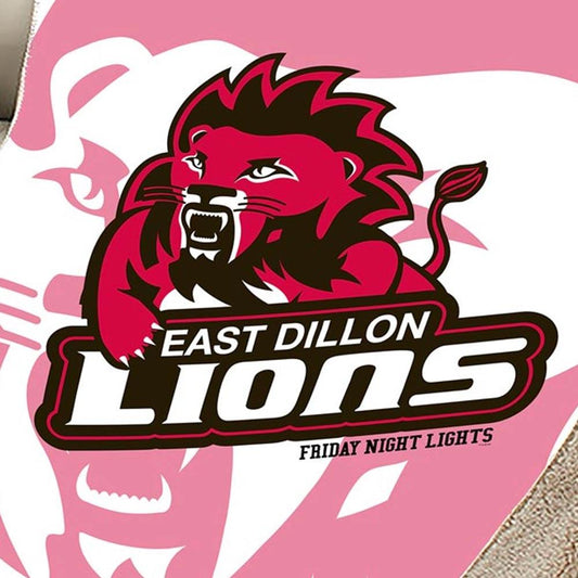 Friday Night Lights East Dillon Lions Sherpa Blanket-1