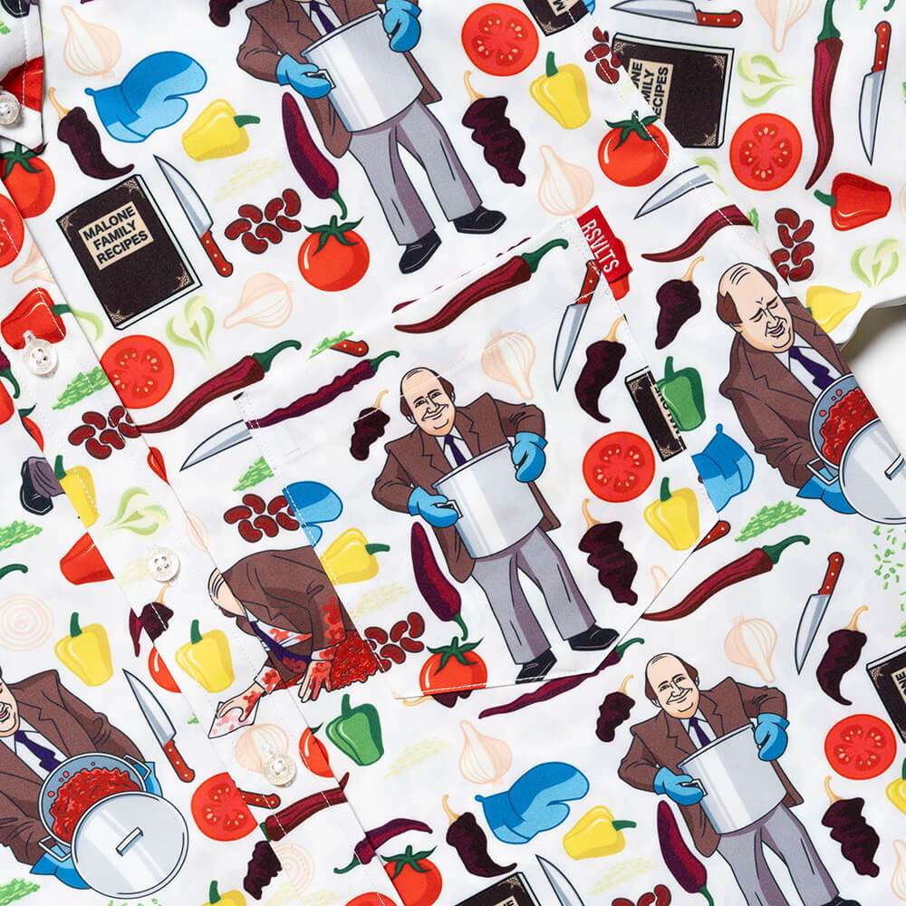 The Office Kevin's Famous Chili Button Down Shirt