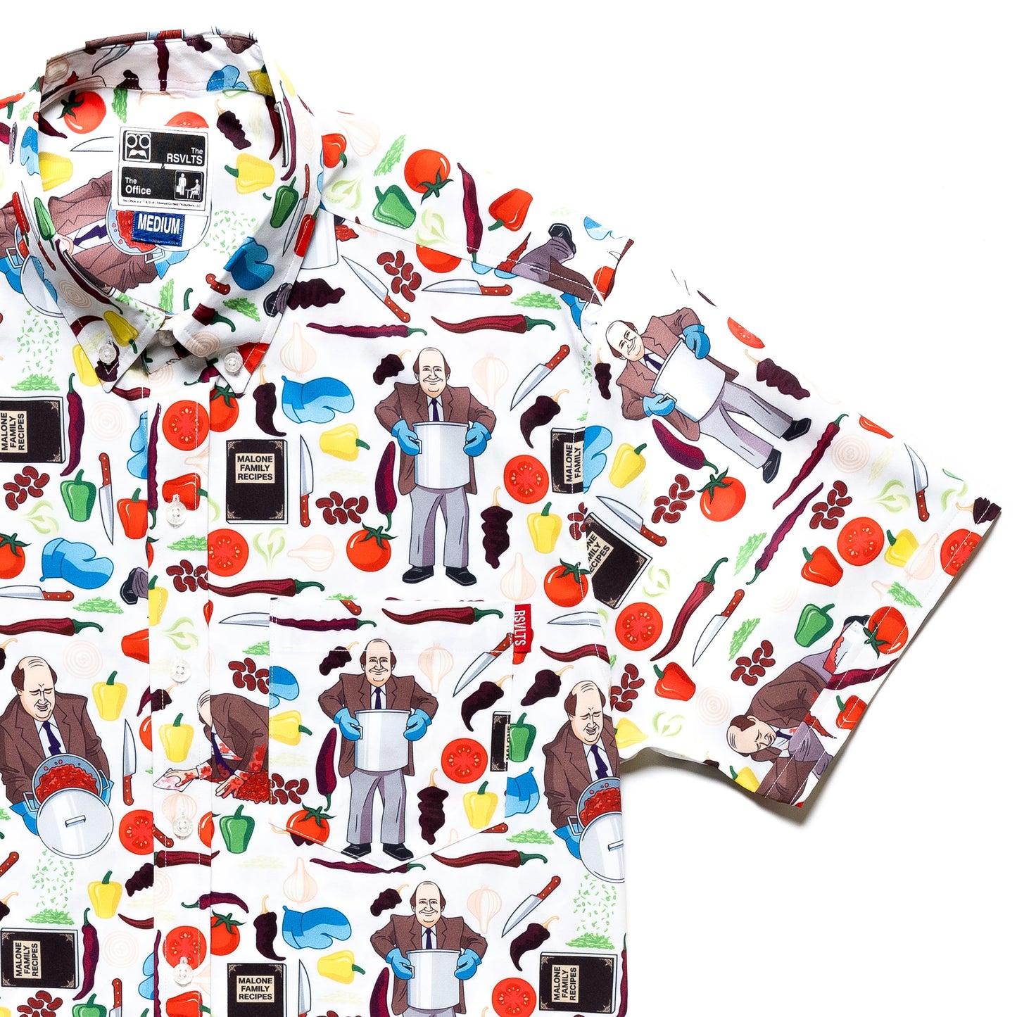 The Office Kevin's Famous Chili Button Down Shirt