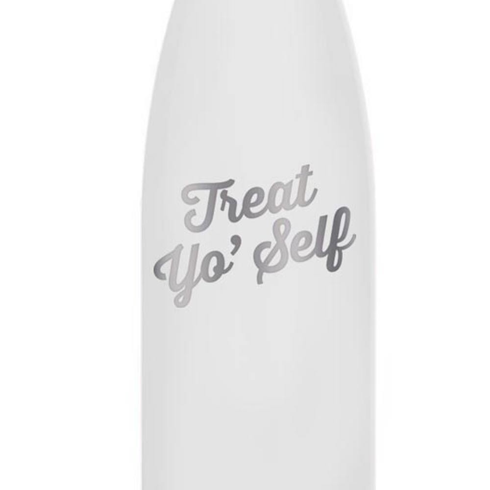 Parks and Recreation Treat Yo Self 17 oz Stainless Steel Slim Water Bottle